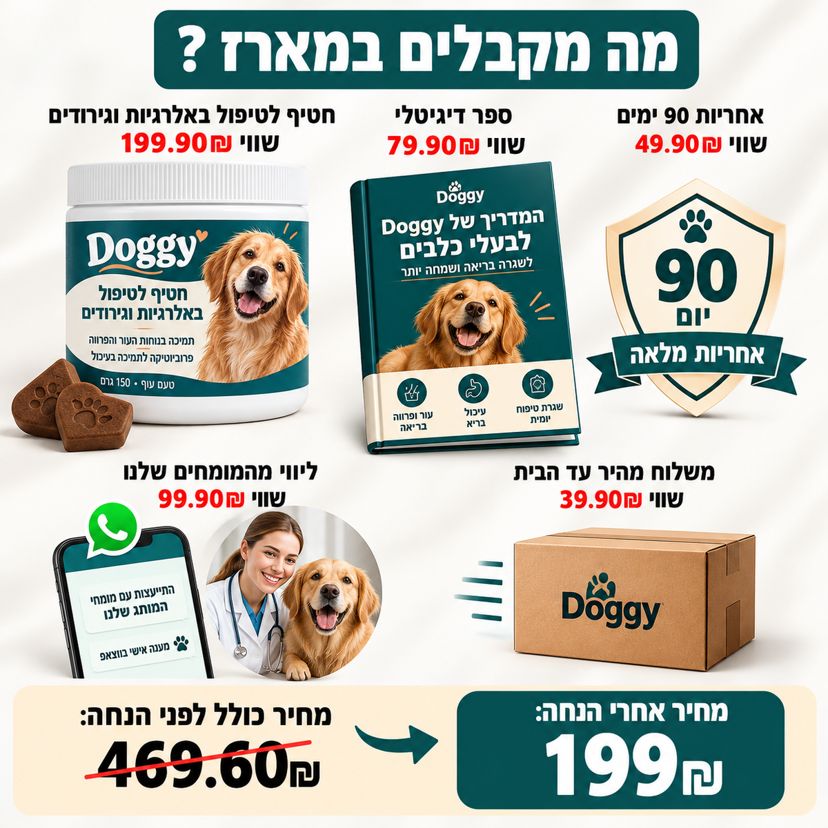 חטיף לתמיכה באלרגיות וגירודים