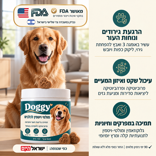 חטיף לתמיכה באלרגיות וגירודים