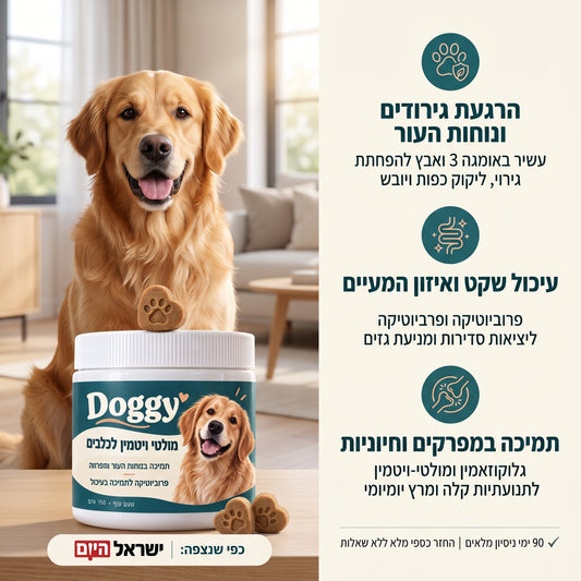 חטיף לתמיכה באלרגיות וגירודים